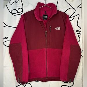 The North Face Denali Berry and Burgundy Fleece Jacket XL